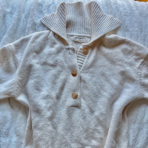 Free People Trading Up Polo Sweater - Picture 4 of 7